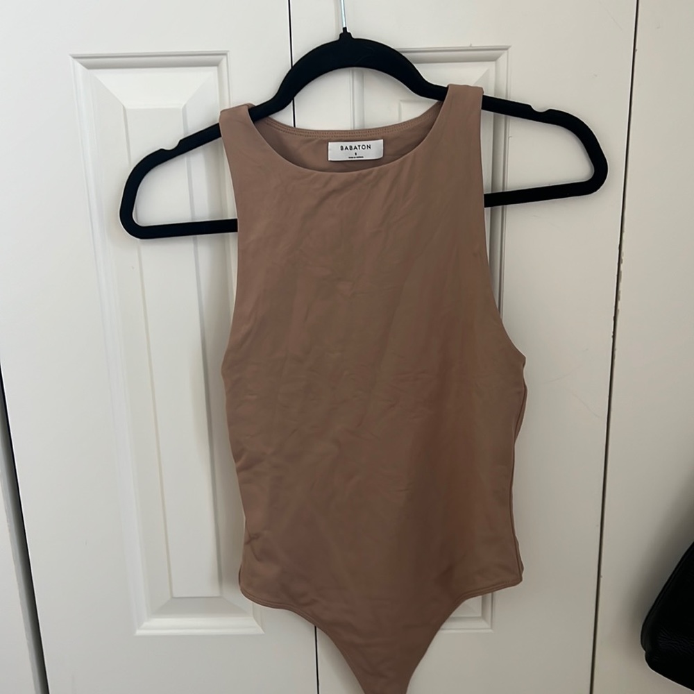 Babaton nude bodysuit